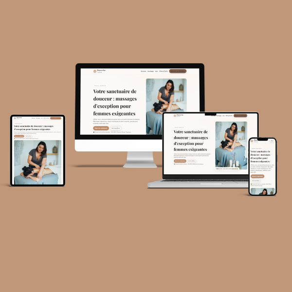 Landing page SPA intuitive pour prise de RDV